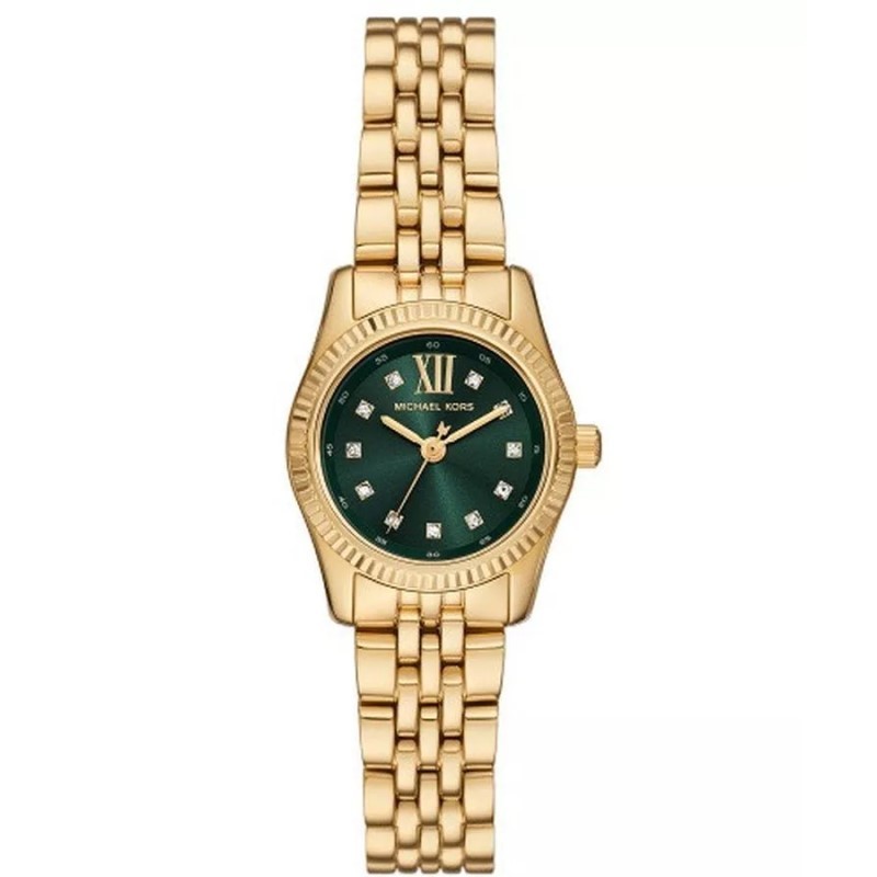 Lexington Three Hand Gold Tone Stainless Steel Watch