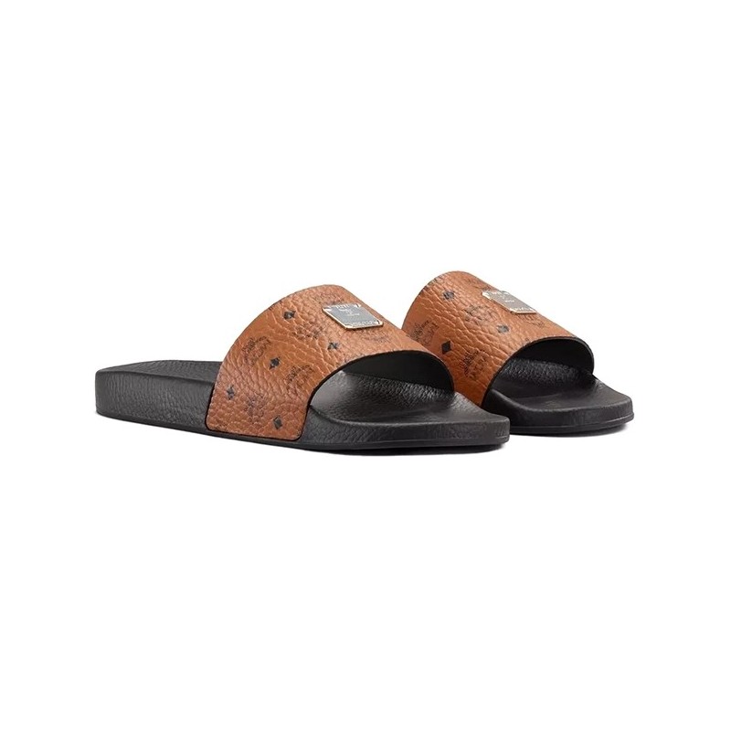 Vistetos Slides in Cognac sz. 6.5