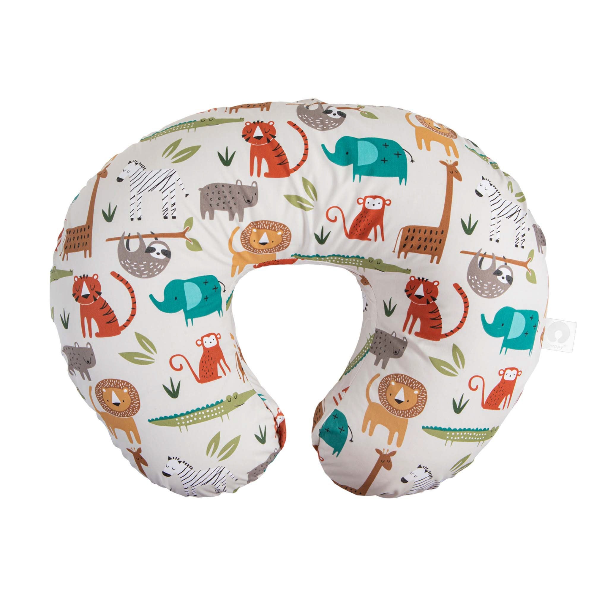 Boppy Original Support Nursing Pillow Neutral Jungle Colors