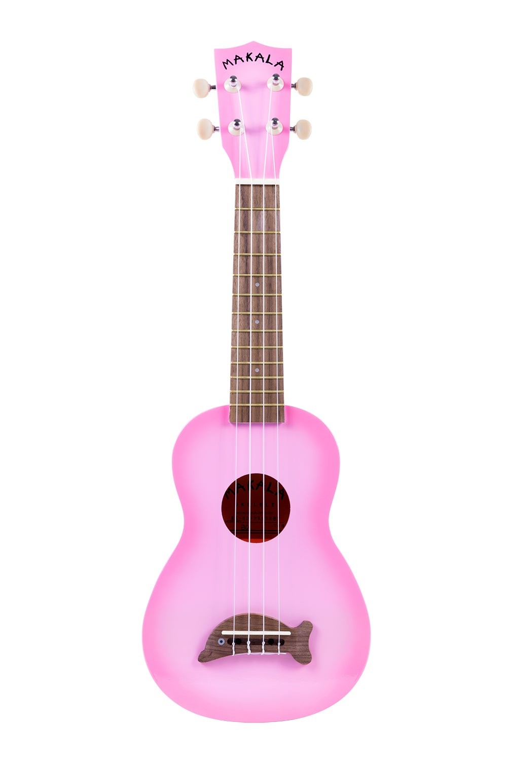 Soprano Dolphin Ukulele w/ Tote Bag Pink Burst