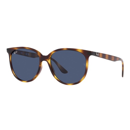 Ray-Ban RB4378 Sunglasses Havana/Dark Blue Classic, Size 54 Frame
