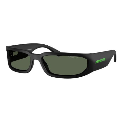 Arnette Smaze Sunglasses Matte Black/Dark Green, Size 62 frame Matte Black/Dark Green