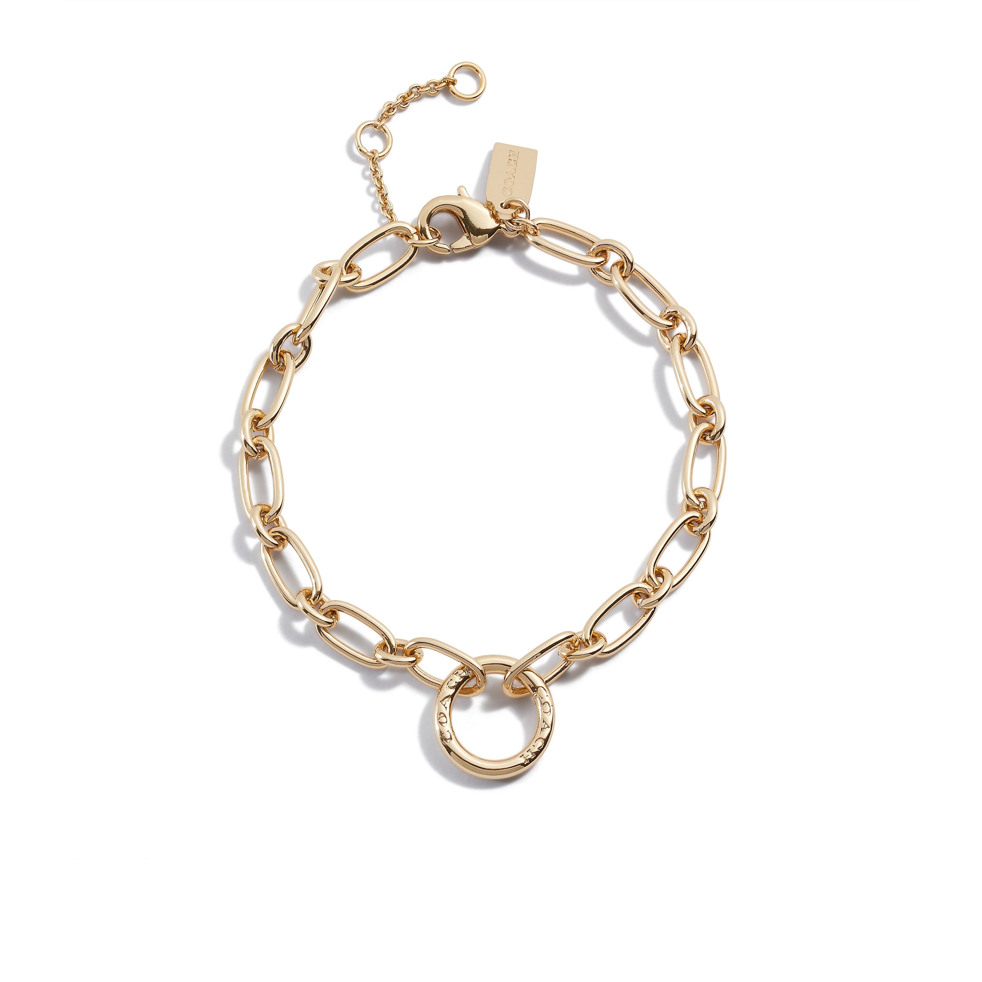 Signature Link Bracelet Gold