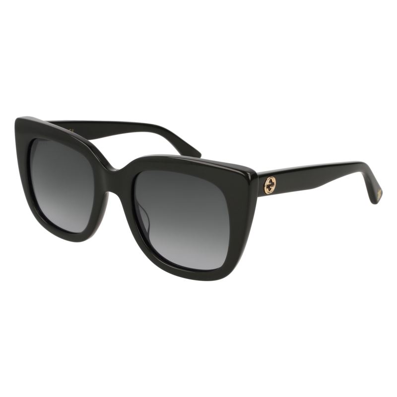 Women's Oversized Rectangle Sunglasses - Black