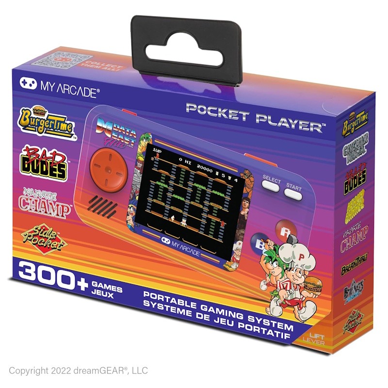 Pocket Player Data East Hits 308 Games in 1