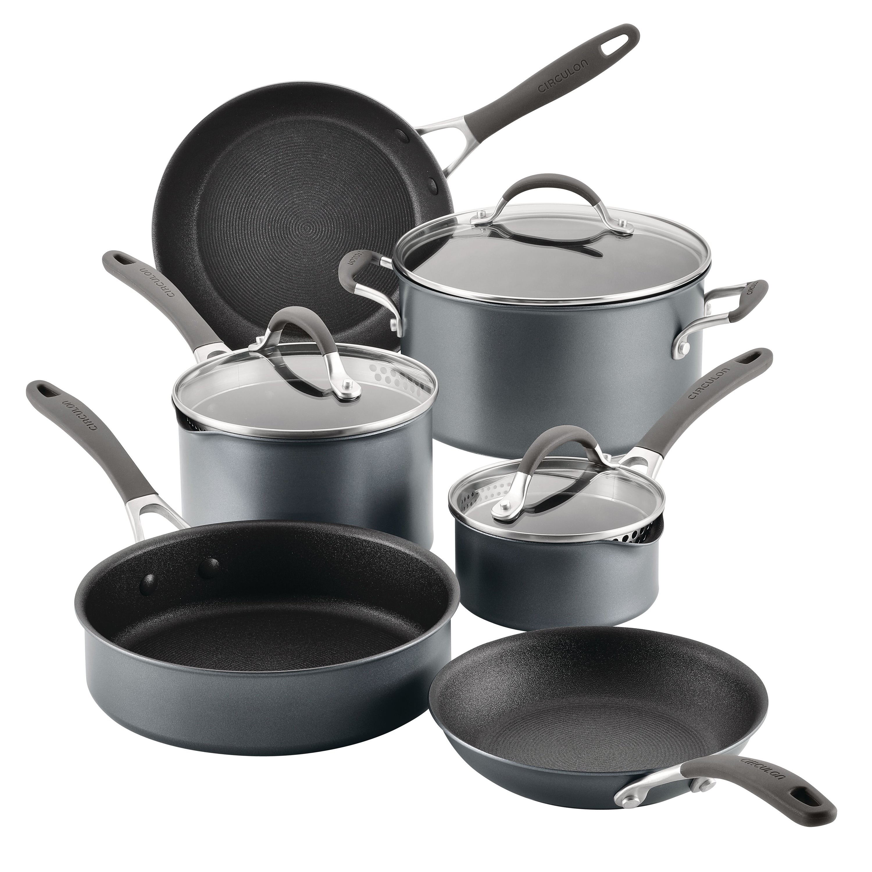 9pc ScratchDefense Nonstick Cookware Set