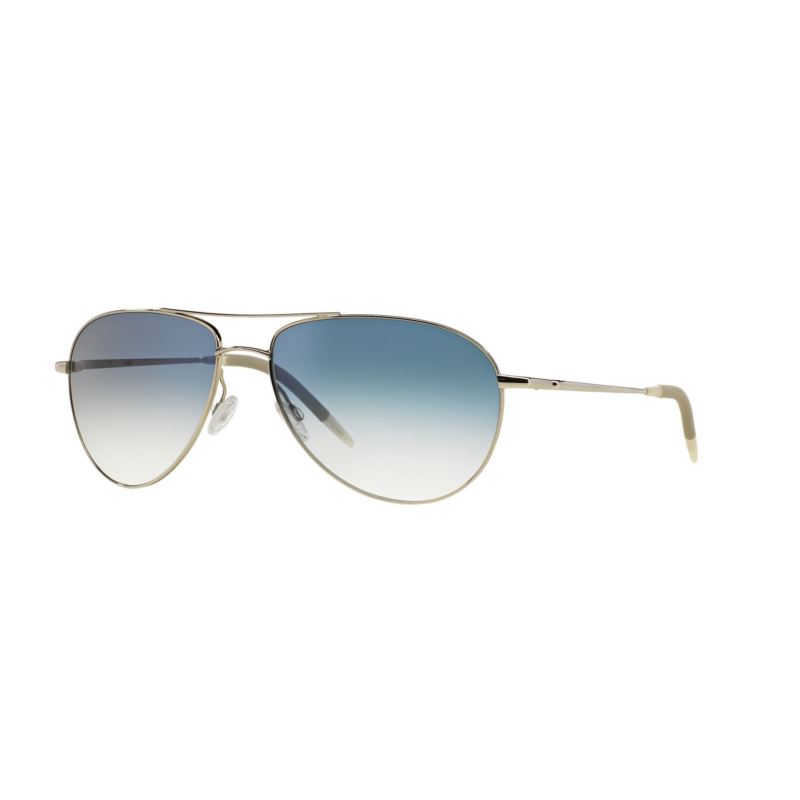 Oliver Peoples Sunglasses  Benedict - Silver/Clear Blue Gradient