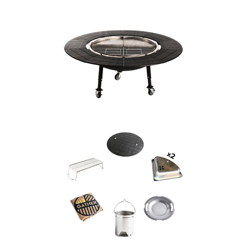 46" Reunion Gather Grill + Accessories Bundle