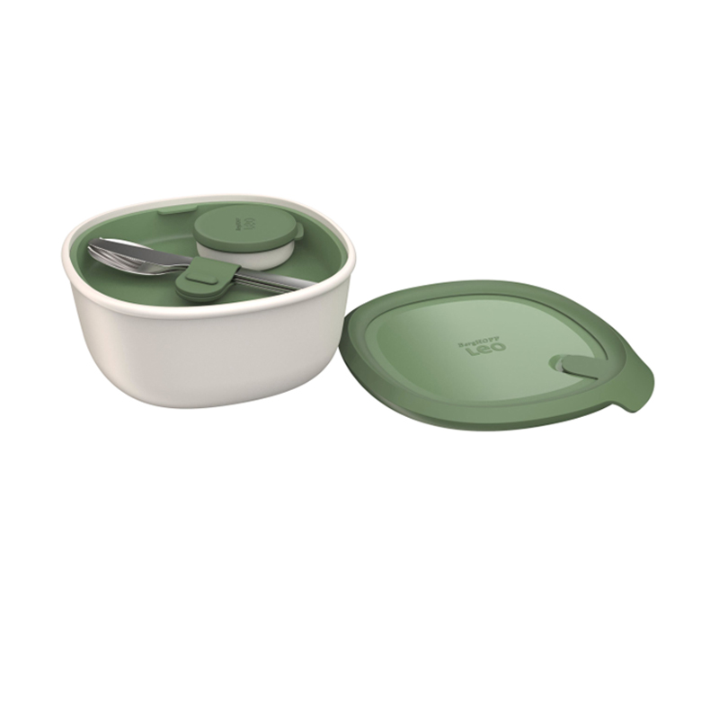 Leo To Go Salad Bowl With Flatware Set