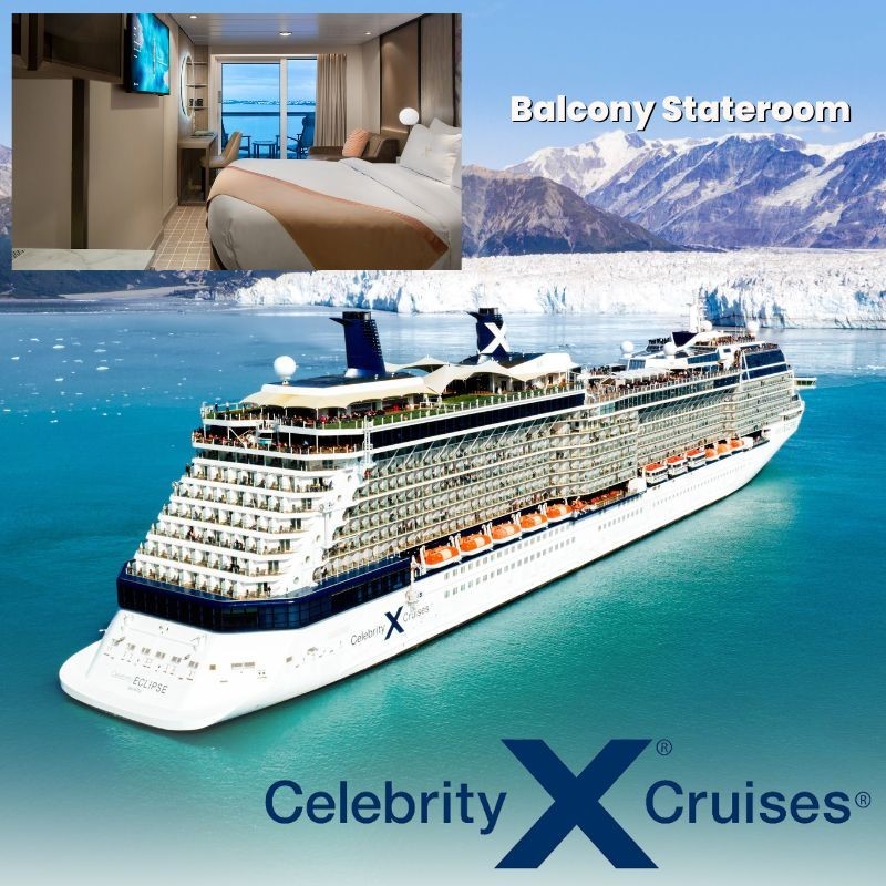 7-8 Night Caribbean or 6-7 Night Alaska, Bermuda or Pacific Coastal Cruise- Veranda Stateroom