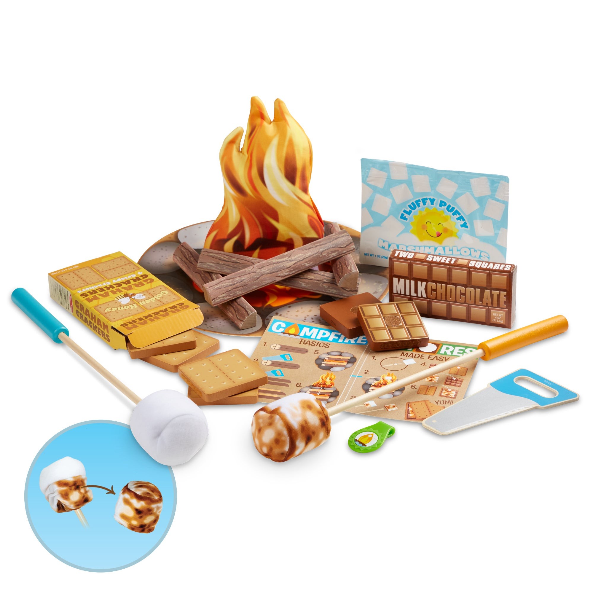 Let's Explore Campfire S'mores Playset, Ages 3+ Years